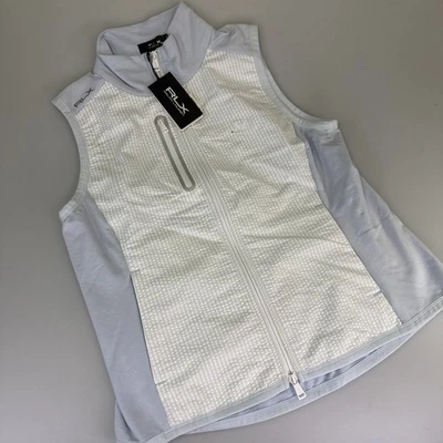 Ralph Lauren Golf RLX Light Blue Ladies Gilet. Size Medium  - Image 1 of 4