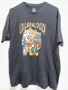 Unisex XL 2015 Lollapalooza Oficial Festival Chicago Gráfico Camiseta Negra - Imagen 1 de 3