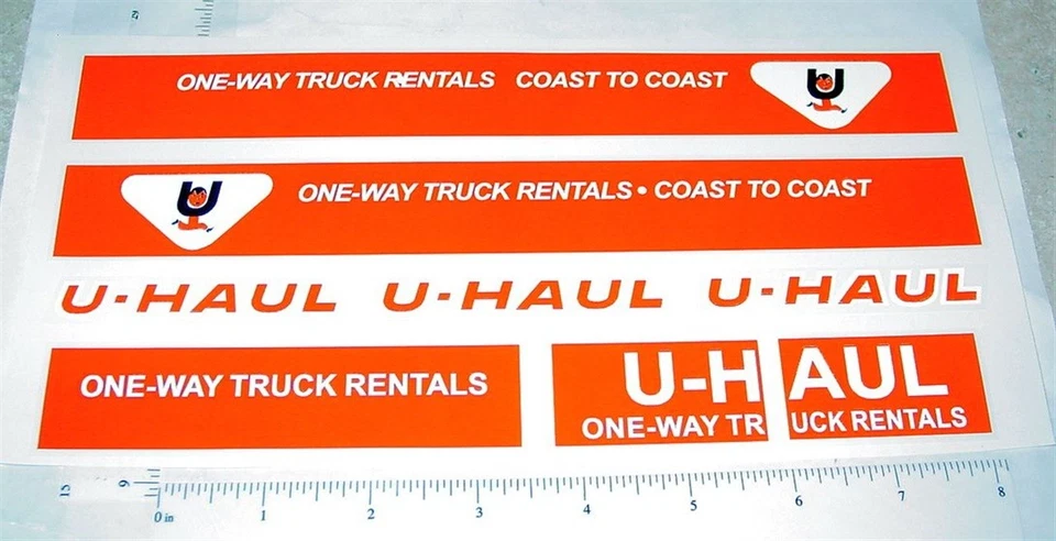 Nylint U-Haul Cube Van Replacement Sticker Set NY-077 - Image 1 of 1
