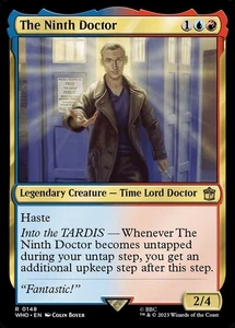 The Ninth Doctor 0148 Sin Lámina Raro Doctor Who Commander Magic The Gathering Casi Como Nuevo - Imagen 1 de 2