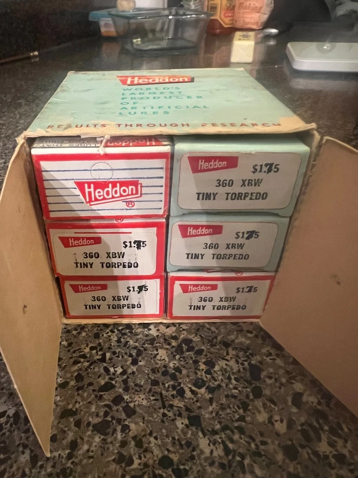 señuelos y cajas de pesca vintage heddon Foto 1 de 4