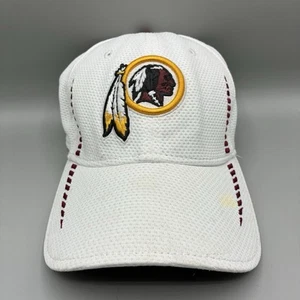 Washington Redskins New Era 39THIRTY Hombres M/L Blanco Granate NFL Sombrero Ajustado - Imagen 1 de 8