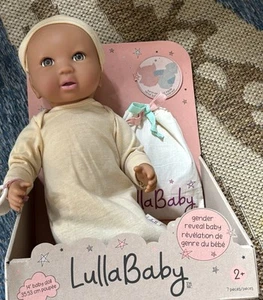– 14-Inch Realistic Baby Doll – Brown Eyes & Huggable Soft Body – Boy or Girl Ge - Picture 1 of 9