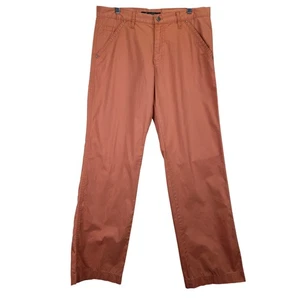 Pantalones de sarga de algodón naranja Kenneth Cole New York para hombre 33x32 Preppy Academia - Imagen 1 de 7