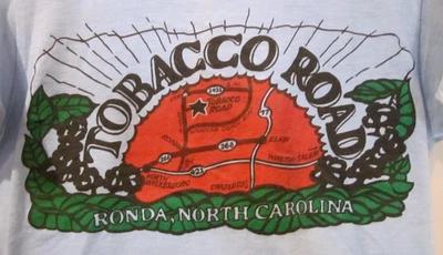 VTG T SHIRT ~1980's TOBACCO ROAD FAMOUS NIGHTCLUB RONDA, NC SUNRISE SIZE S - Image 1 of 4