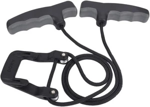 Compound Bow Crossbow Rope Cocking Device Pull Aid 4-Finger Silicone Grey  - Picture 1 of 7