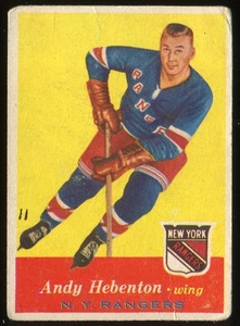 1957-58 Topps #58 Andy Hebenton New York Rangers - Rookie Card - Picture 1 of 2