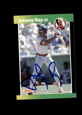 Johnny Ray 1989 Donruss Best Angels authentic autographed card - Image 1 of 2