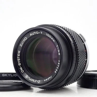 Olympus OM System Zuiko Auto-T 100 mm f/2,8 Objetivo retrato modelo tardío Japón como nuevo Foto 1 de 4
