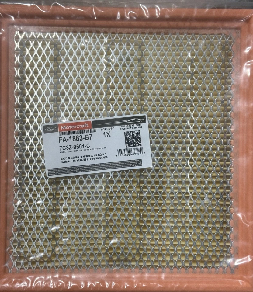 (Paquete de 3) NUEVO Lote de filtros de aire originales OEM Motorcraft FA1883 Ford 7C3Z9601A Foto 1 de 1
