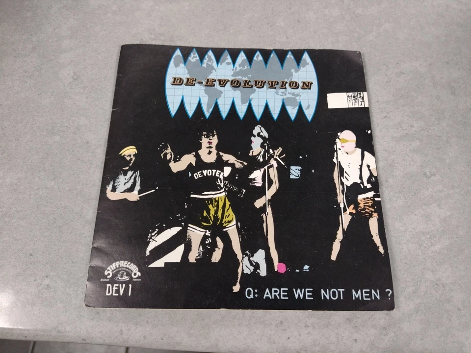 Devo - Jocko Homo / Mongoloid - Original 1978 Fold Open Sleeve 7" De-Evolution - Image 1 of 4
