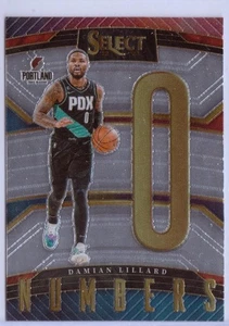 2022-23 Select Numbers #17 Damian Lillard - Portland Trail Blazers - Picture 1 of 2