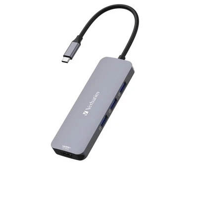 Verbatim® USB-C® Pro 8-Port Hub - Image 1 of 4