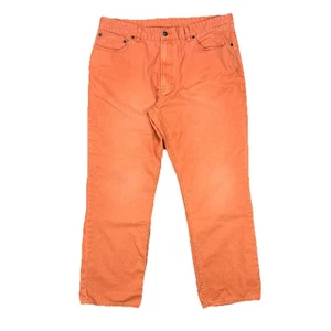 Vintage Polo Country Ralph Lauren Pants Mens 38x30 Orange 650 Straight 90s Y2k - Picture 1 of 8