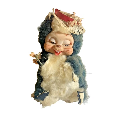 Animal de peluche de colección Rushton Star Creation Stinky The Skunk con sombrero y flores Foto 1 de 4