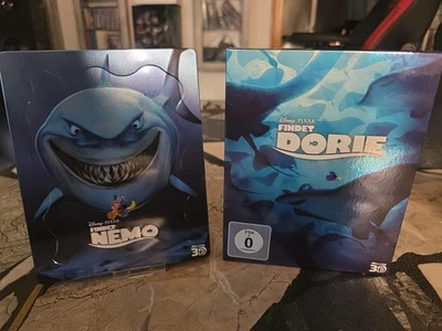 Findet Nemo 3D Steelbook + Findet Dorie 3D Pappschuber - Toller Zustand - Bild 1 von 4