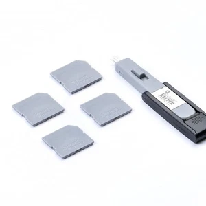 SmartKeeper ESSENTIAL / 4 x SD Port Blockers + Key / Grau - Photo 1/5