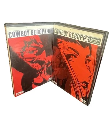 Cowboy Bebop Session 1 & 2 Dvd Bandai Vintage 2000 Anime Epi 1-10 Retro Japan - Image 1 of 4