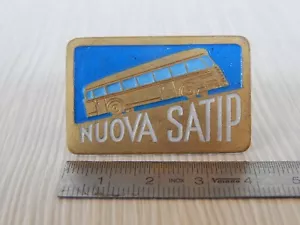 PIN SPILLA DA TAVOLO RARA NUOVA SATIP PULLMAN CORRIERA TRAM ETC '50S - Picture 1 of 3