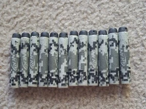 (12) Nerf Grey Digital Camo Streamline Darts - Picture 1 of 1