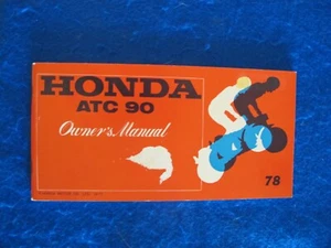 Honda 1978 ATC90 New Old Stock Factory Original Owners Manual F590 - Bild 1 von 5