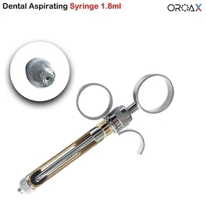 Jeringa anestésica dental autoaspirante 1,8 ml con hilos europeos + americanos - Imagen 1 de 3