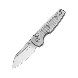 Kizer Parakeet 5th Pocket Knife | Sheepsfoot Nitro-V + Clear Acrylic V2706A2 - Picture 1 of 9