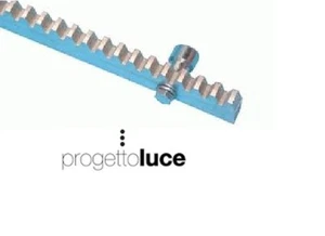 CREMAGLIERA ZINCATA 30X12 MT1 C/BULLONI PER CANCELLI SCORREVOLI FAAC CAME BFT - Foto 1 di 1