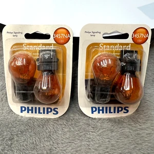 4pk Philips Standard 3457NAB2 Halogen Signalling Lamp Bulbs OE Quality - Picture 1 of 4