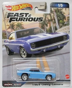 2023 HOT WHEELS FAST & FURIOUS B CASE 1969 CHEVY CAMARO BLUE 1/5 - Picture 1 of 1