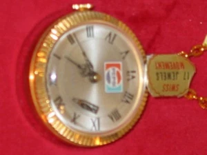 Pepsi Necklace Watch 17 Jewels Swiss Movement OLD STOCK - Picture 1 of 6