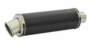 Suzuki GSX1250 FA Exhaust SP Engineering Black Round Big Bore XLS 2010-2016 - Picture 1 of 9