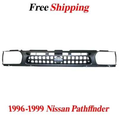 New For 1996-1999 Grille Nissan Pathfinder Silver Plastic NI1200175 623100W001 Foto 1 de 4