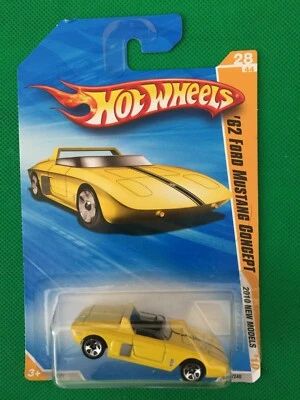 1 NEW Hot Wheels Die Cast Collectible - 1962 Ford Mustang Concept - B133 - Image 1 of 4