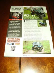 JEEP MIGHTY FC CONCEPT CAR - FORWARD CONTROL ***ORIGINALARTIKEL 2012*** - Bild 1 von 1