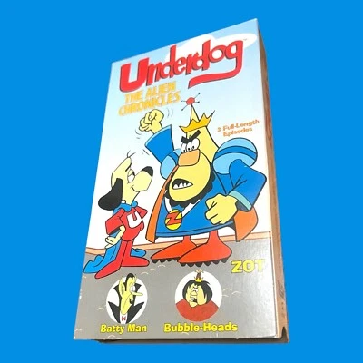 Underdog ( VHS ) The Alien Chronicles, Animated Cartoon - Image 1 of 3