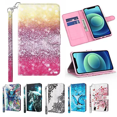 Flip Wallet Stand Phone Case Cover For LG K10 2018 G7 ThinQ K51S K61 K52 K62 Q52 - Image 1 of 4