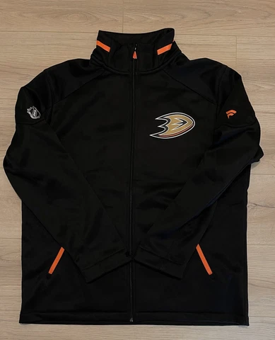 NEW Fanatics Anaheim Ducks Authentic Pro NHL 2018 Team stock Jacket MENS XL Cover