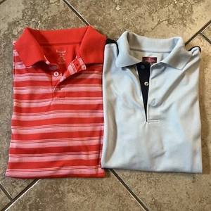 Lot Of 2 Men’s Small Golf Shirts Preowned - Haggar/Champions Tour - Picture 1 of 8