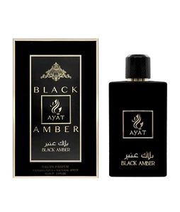 Ayat Velvet Series New Black Amber Women Perfume Saffron,Floral Arabic Fragrance - Picture 1 of 7