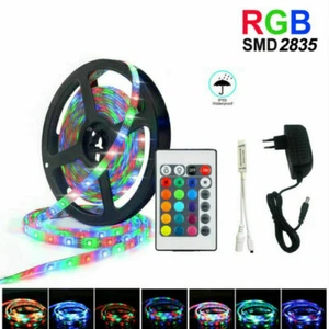 5/10/20M LED Strip Light 2835 SMD RGB 60Leds/m Waterproof WIFI IR Controller 12V - Picture 1 of 6
