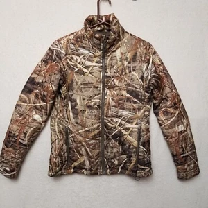 Under Armour Camo Camouflage Hunting Primaloft Jacket Realtree Extra Size Small - Picture 1 of 12