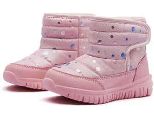 Hobibear Kinder warm gefütterte Winterstiefeletten rutschfest wasserdicht Größe EU35 UK 2,5 - Bild 1 von 6