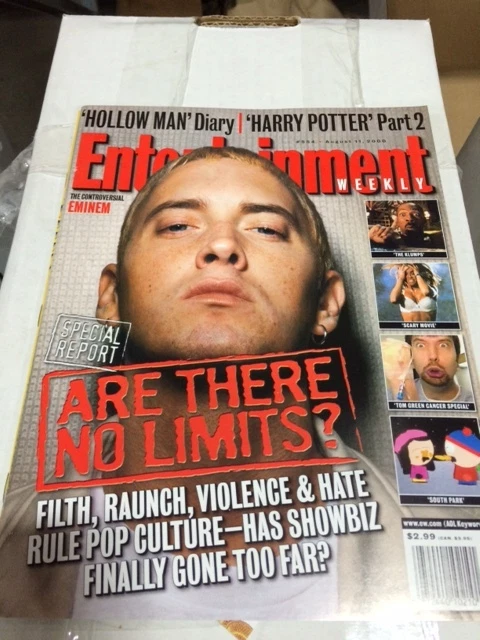 AUGUST 11, 2000 EMINEM Marshall Mathers Rap CD Entertainment Weekly #554 MINT - Image 1 of 1