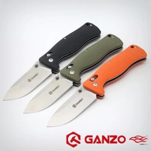 Ganzo G720-OR folding knife 440C Orange G10 - Picture 1 of 4