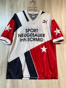 Vintage Puma 90s Retro German Football Shirt Mens Size L - Picture 1 of 8