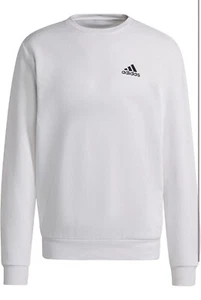 Sudadera de lana blanca Adidas Essentials talla XL nueva con etiquetas - Imagen 1 de 5