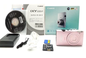 【MINT】Canon IXY 220F PowerShot Digital Camera Pink 16.1MP 5x Zoom w/Battery - Picture 1 of 7