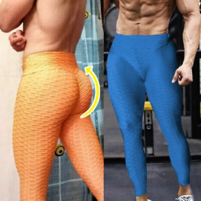 Para hombres Tiktok Leggings Deportes Gimnasio Compresión Pantalones Entrenamiento Entrenamiento Correr Yoga Foto 1 de 4