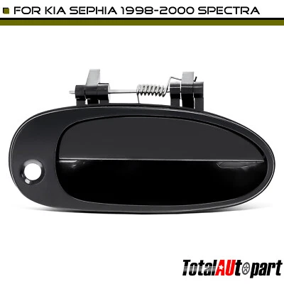Manija de puerta exterior negra lisa para Kia Sephia 1998-2001 Spectra delantera derecha Foto 1 de 4